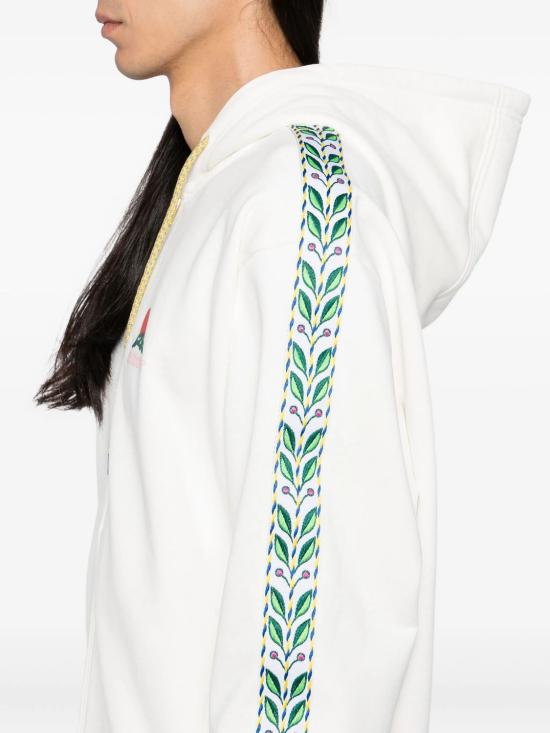 25FW 카사블랑카 후드 티셔츠 MPF25JTP39201 CBMONTAGNE - CASABLANCA