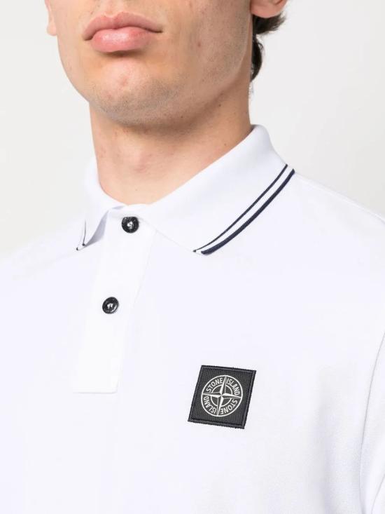 26SS 스톤 아일랜드 폴로 티셔츠 L1S152200012S0018 V1001 WHITE - STONE ISLAND
