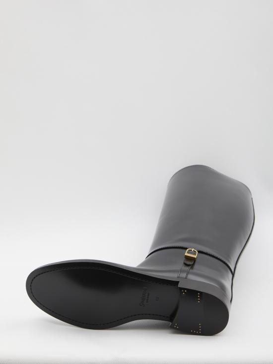 25FW 생로랑 줄리아 부츠 840698AAEHR1000 BLACK - SAINT LAURENT