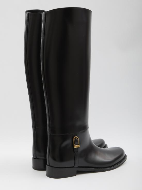 25FW 생로랑 줄리아 부츠 840698AAEHR1000 BLACK - SAINT LAURENT