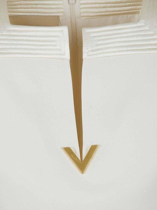 25FW 발렌티노 가라바니 미디 스커트 BVAJE51CFA03 Cream - VALENTINO GARAVANI