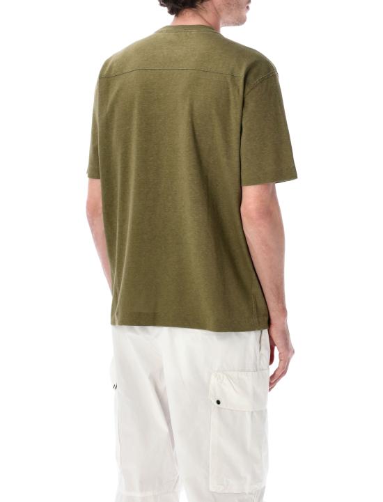 26SS 씨피 컴퍼니 반팔 티셔츠 20CMTS192A110643P 644 OLIVE MEL DRIED HERB - C.P. COMPANY