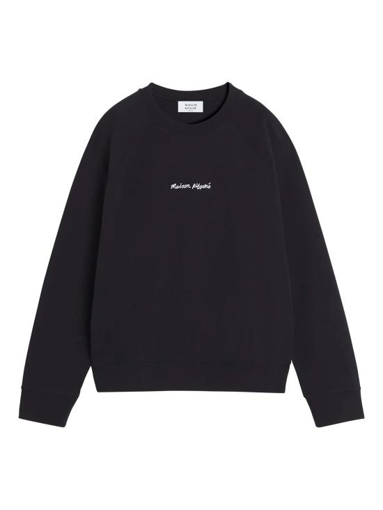 26SS 메종키츠네 핸드라이팅 컴포트 스웨트셔츠 MM00315KM0341 O197 Black
