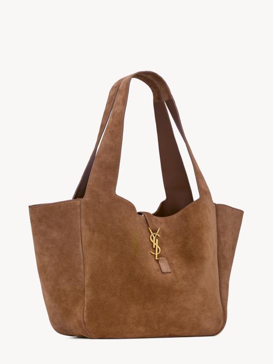 26SS 생로랑 LE 5 A 7 베아 스웨이드 토트백 763435008IW 2885 - SAINT LAURENT