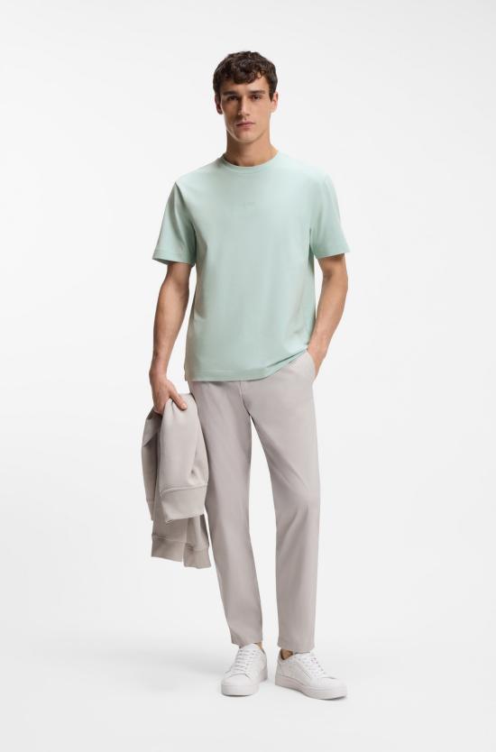 26SS 보스 반팔 티셔츠 50473278 10242929 01 447 Turquoise aqua - BOSS