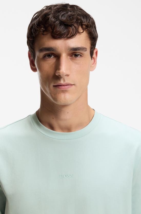 26SS 보스 반팔 티셔츠 50473278 10242929 01 447 Turquoise aqua - BOSS