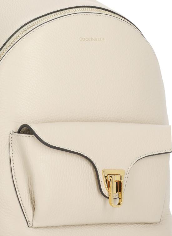 26SS 코치넬리 백팩 E1TFK140101 BEAT GENERATION64 Beige - COCCINELLE