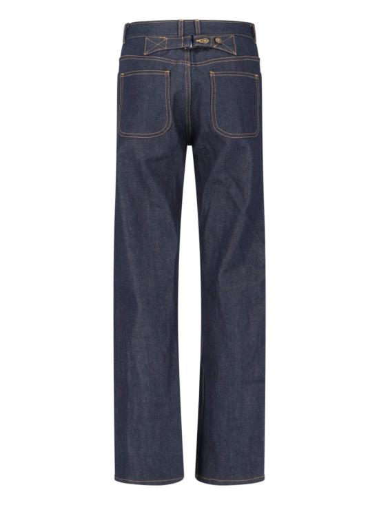  톰브라운 셀비지 데님 5-포켓 팬츠 FTC509U F1101 415 Blue - THOM BROWNE