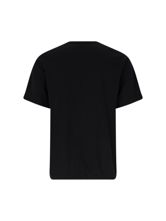 26SS 릭 오웬스 반팔 티셔츠 RR01F2232 JAEP13 0911 Black - RICK OWENS