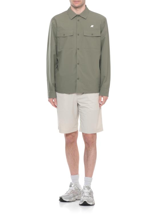 26SS 까웨 긴팔 셔츠 K5138MW V15 Green - K-WAY