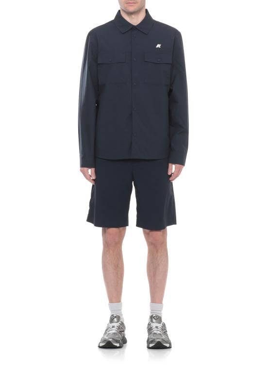 26SS 까웨 긴팔 셔츠 K5138MW K89 Blue - K-WAY