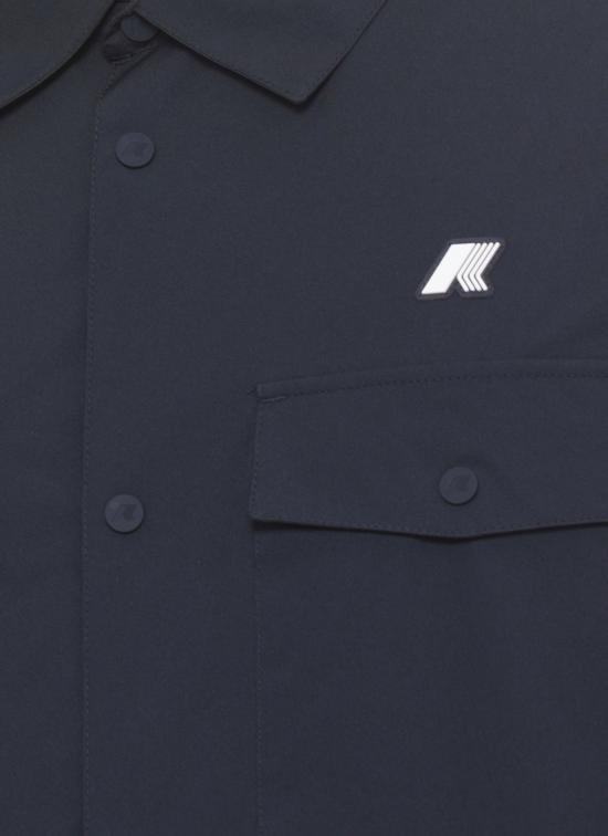 26SS 까웨 긴팔 셔츠 K5138MW K89 Blue - K-WAY