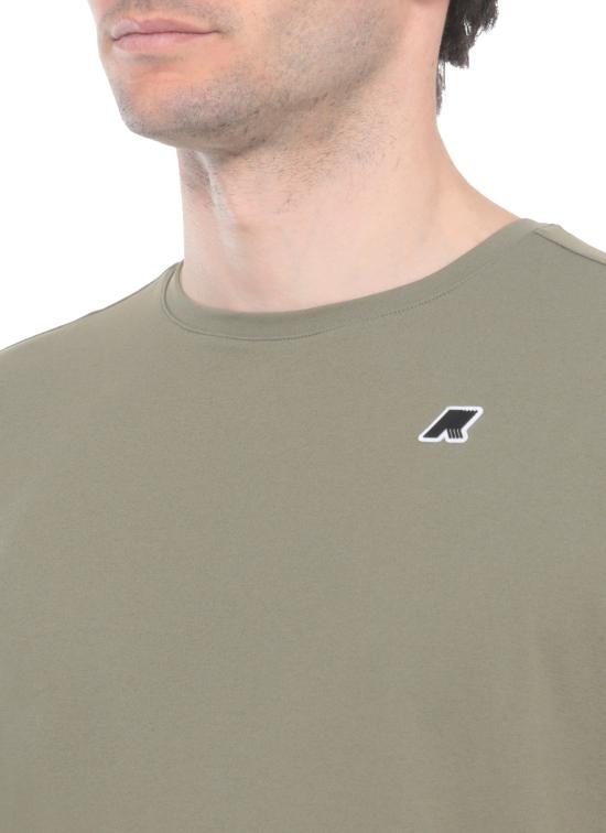 26SS 까웨 반팔 티셔츠 K5137QW V15 Green - K-WAY