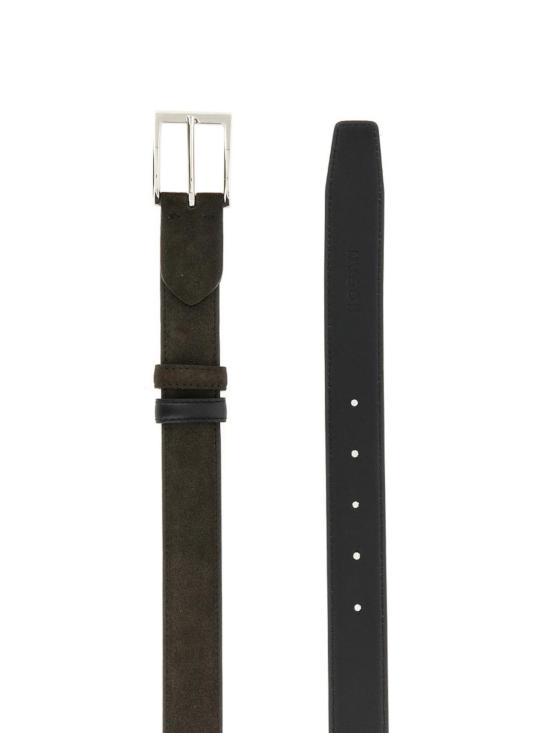 25SS 호간 가죽 벨트 KFMC00N1101QA3026P Brown - HOGAN