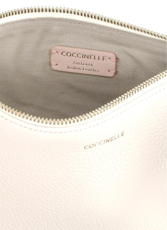26SS 코치넬리 숄더백 E5SHA520101 C EASYN17 White - COCCINELLE