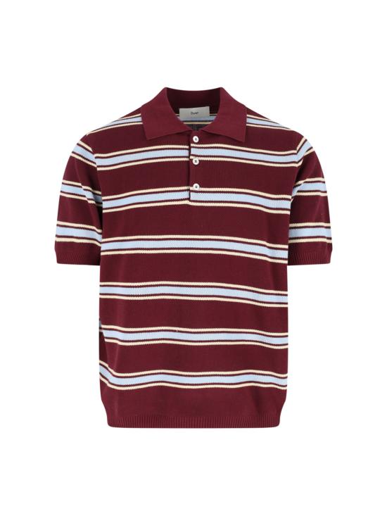 26SS 던스트 반팔 티셔츠 UDSW6B122D2 BURGUNDY SKY BLUE Red