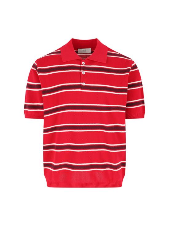 26SS 던스트 반팔 티셔츠 UDSW6B122R2 RED BURGUNDY Red