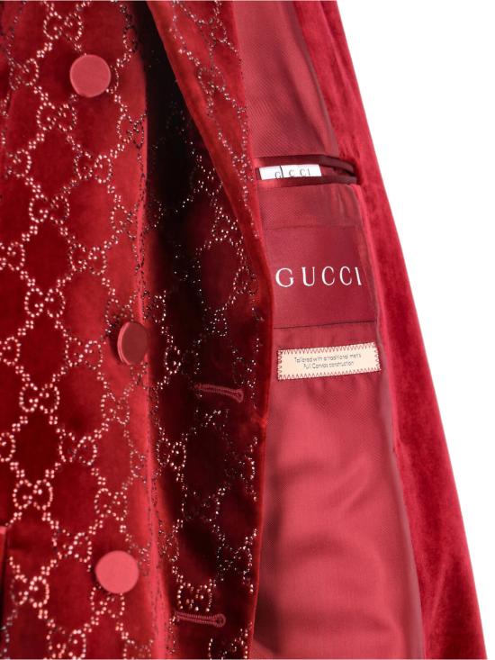 26SS 구찌 수트 자켓 853104 ZJV75 6052 Red - GUCCI