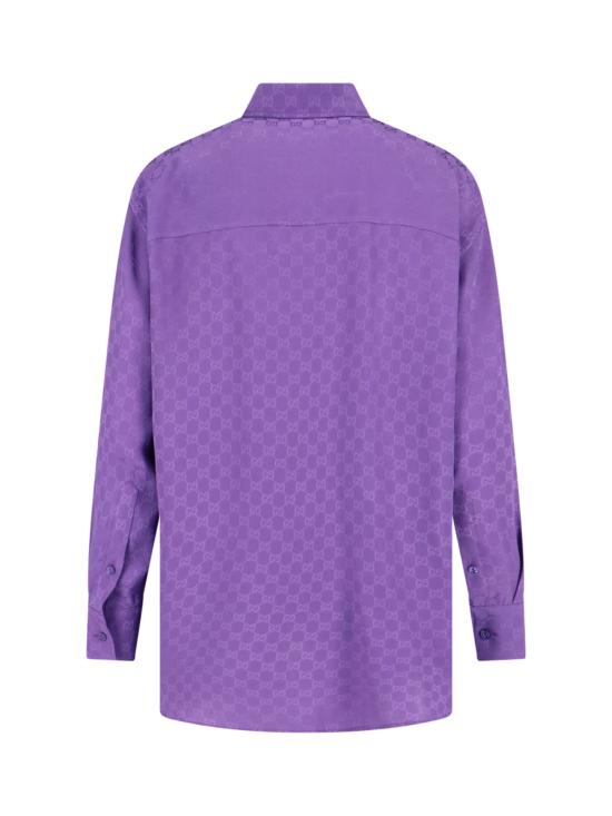 26SS 구찌 모노그램 셔츠 837168 Z7ATQ 5007 Violet - GUCCI