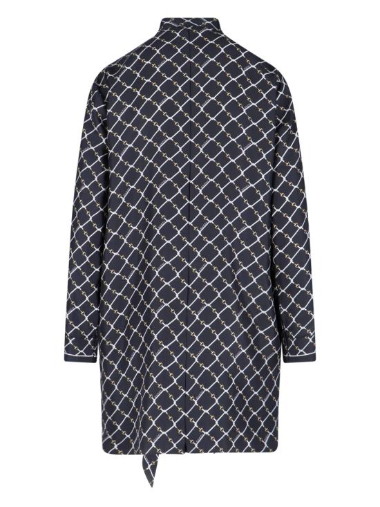 26SS 구찌 프린트 실크 트윌 드레스 853056 ZAUM1 1173 Black - GUCCI