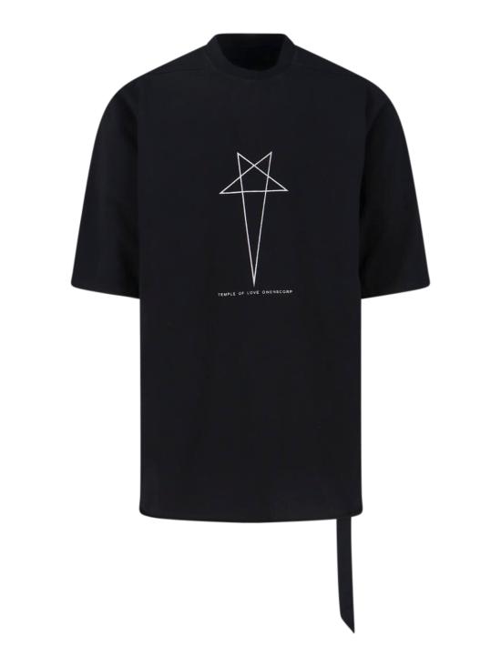 26SS 다크쉐도우 반팔 티셔츠 DU01F4274 RIGEP3 911 Black