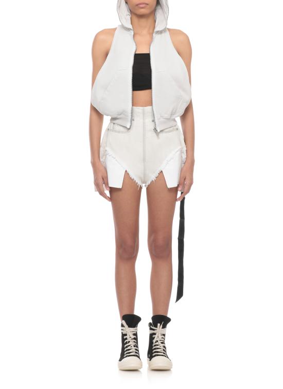 26SS 다크쉐도우 후드 티셔츠 DS01F4121 F51 Ivory - DRKSHDW