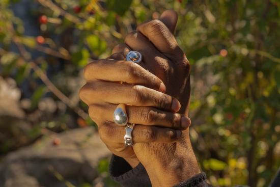  Milk & Rose 반지 밀크 앤 로즈 아이리스 실버 - OTHER BRANDS