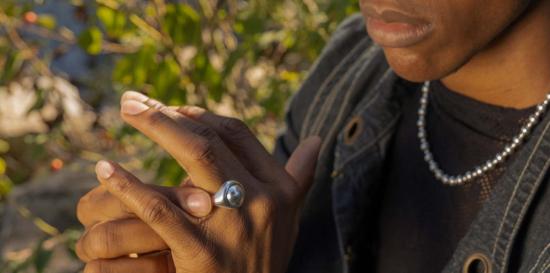  Milk & Rose 반지 밀크 앤 로즈 아이리스 실버 - OTHER BRANDS