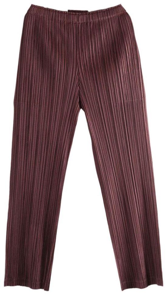 26SS 플리츠플리즈 수트 팬츠 PP66JF372 84 BORDEAUX DOM