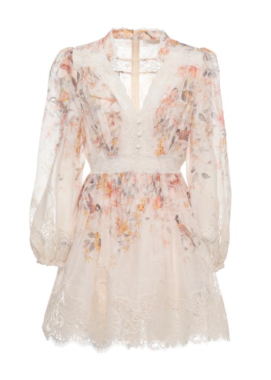 26SS 짐머만 미디 원피스 7934DS261 CMSO Ivory