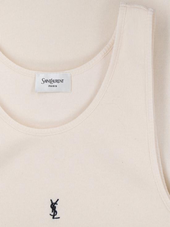 26SS 생로랑 민소매 티셔츠 823603 Y37EC 9469 White - SAINT LAURENT