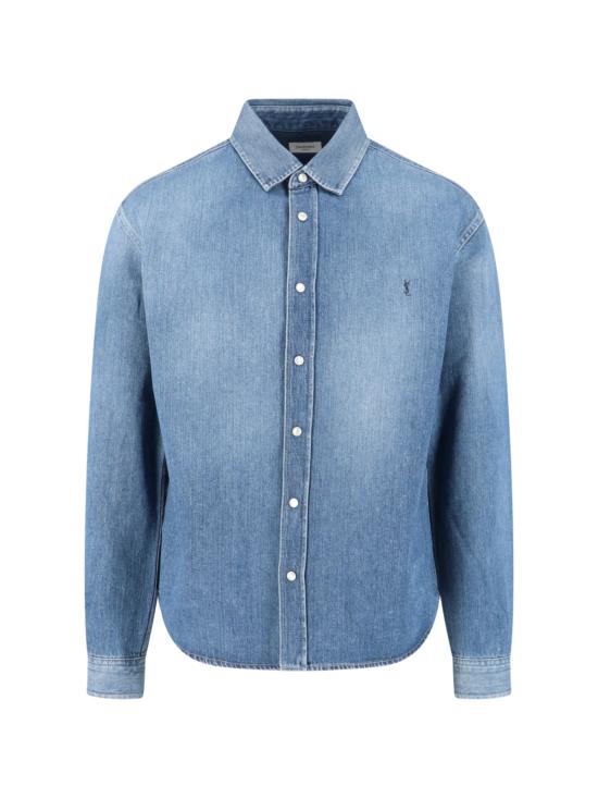 26SS 생로랑 셔츠 862246 Y29YA 4428 Blue