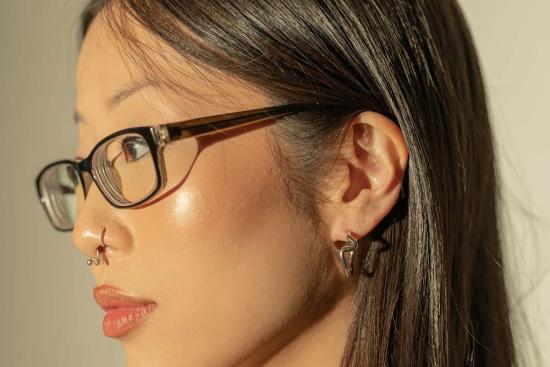  Milk & Rose 이어링 밀크앤로즈 하트비트 후프