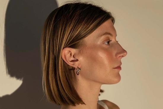  Milk & Rose 이어링 밀크앤로즈 하트비트 후프 - OTHER BRANDS