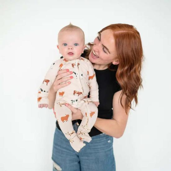  [키즈] Bug + Bean 오버롤 키즈 버그 + 빈 뱀부 컨버터블 지퍼 롬퍼 - OTHER BRANDS