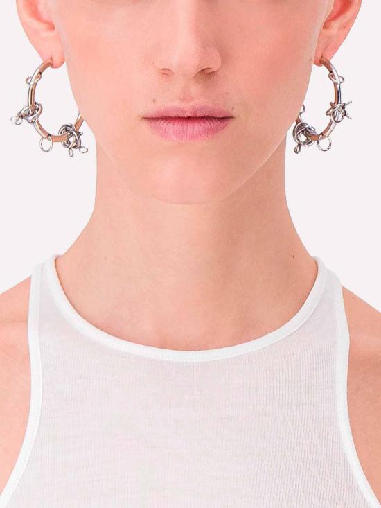 26SS 저스틴 클렌퀏 이어링 FIONAEARRINGSPALLADIUM Black - JUSTINE CLENQUET