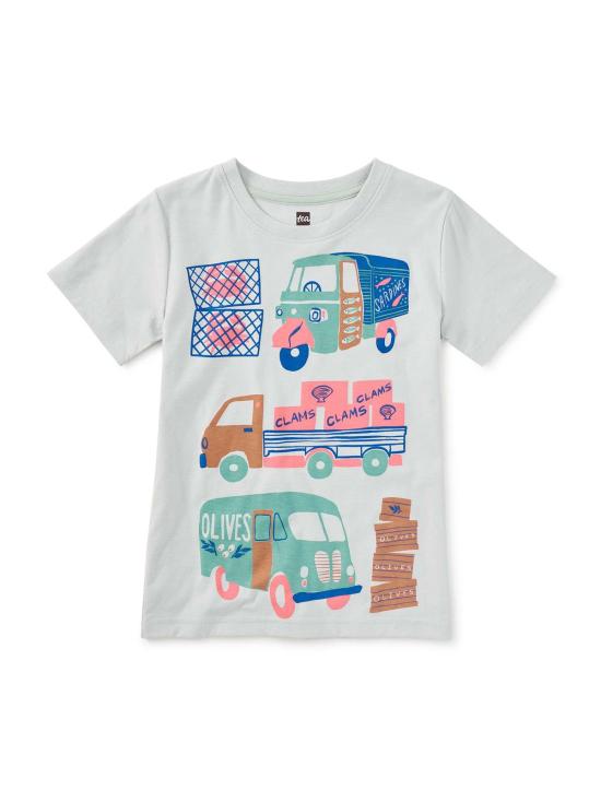  [키즈] 티 컬렉션 티셔츠 키즈  스낵 스쿼드 그래픽 티셔츠