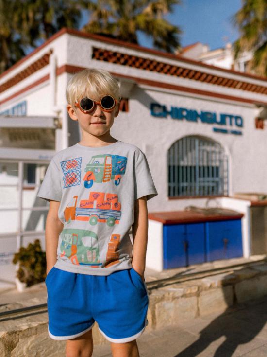  [키즈] 티 컬렉션 티셔츠 키즈  스낵 스쿼드 그래픽 티셔츠 - TEA COLLECTION