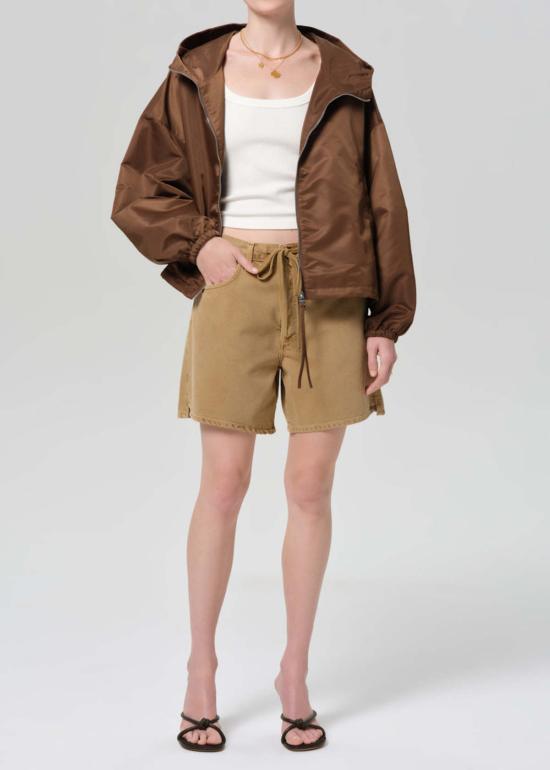  시티즌 오브 휴머니티 자켓 시티즌스 오브 휴머니티 크롭 나일론 윈드브레이커 - CITIZEN OF HUMANITY