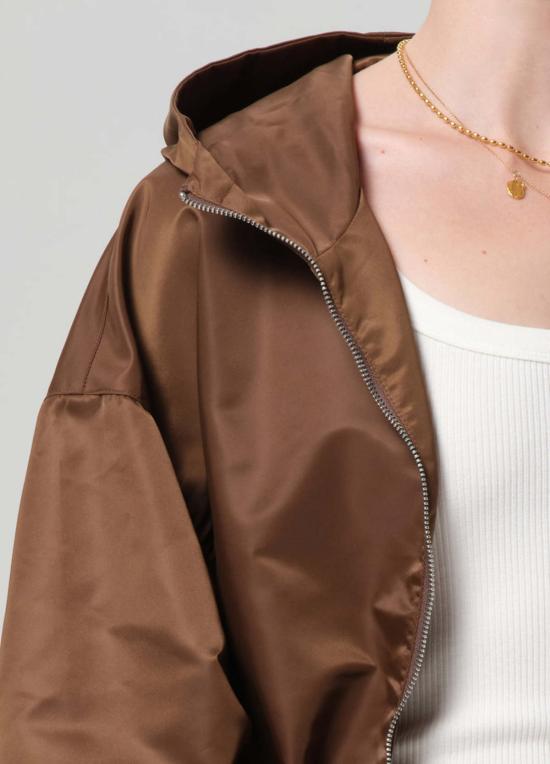  시티즌 오브 휴머니티 자켓 시티즌스 오브 휴머니티 크롭 나일론 윈드브레이커 - CITIZEN OF HUMANITY