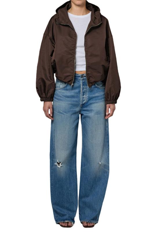  시티즌 오브 휴머니티 자켓 시티즌스 오브 휴머니티 크롭 나일론 윈드브레이커 - CITIZEN OF HUMANITY