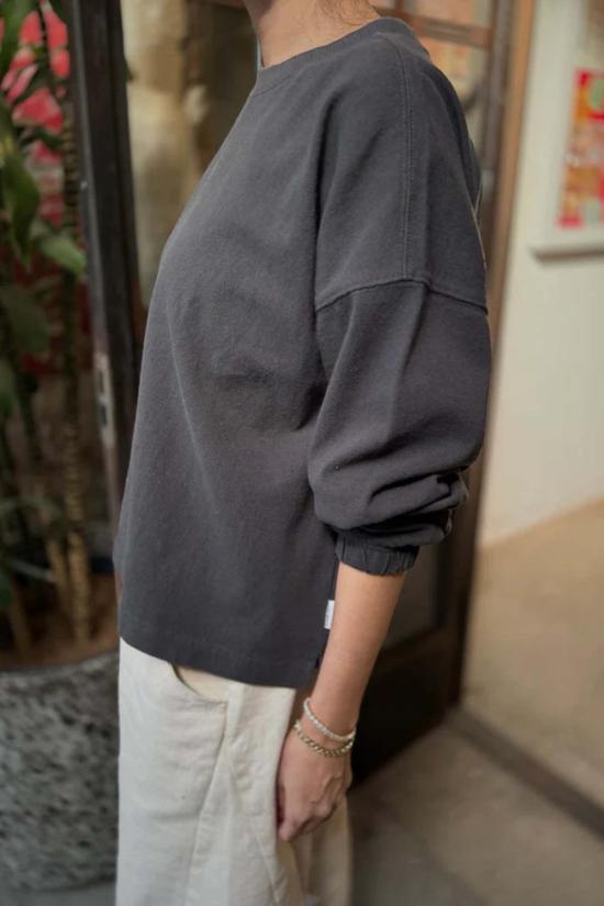  르 본 숍 긴팔 티셔츠 Le Bon Shoppe Naturelle 티셔츠 다크 슬레이트 - Le Bon Shoppe