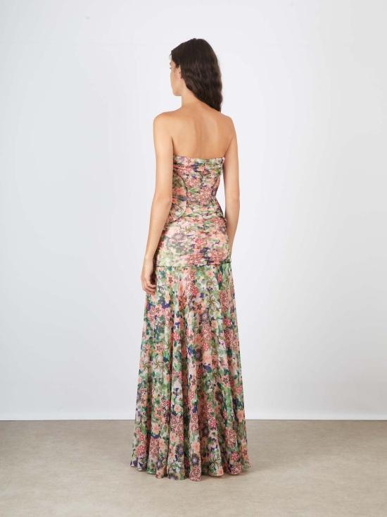  살로니 롱 원피스 크리스티 롱 드레스 로제트 메도우 - SALONI