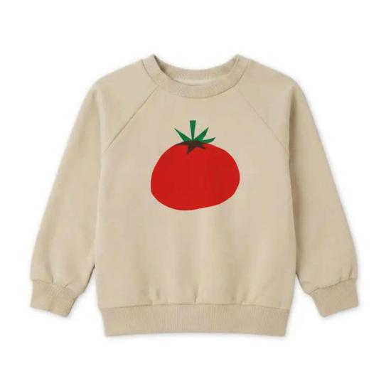  [키즈] Bug + Bean 풀오버 키즈 버그 + 빈 유기농 면 토마토 스웨트셔츠 - OTHER BRANDS