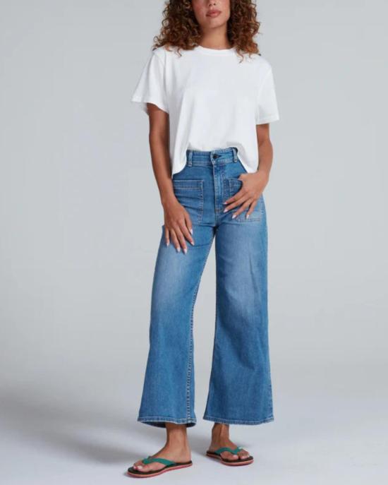  ASKK 뉴욕 데님 팬츠 아스크니 크롭드 세일러 진 스타보드 - ASKK NY