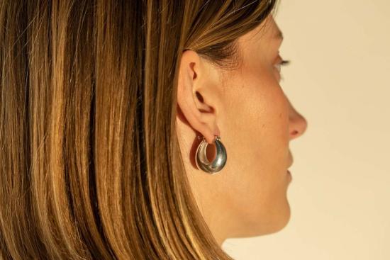  Milk & Rose 이어링 밀크앤로즈 카야 후프 - OTHER BRANDS