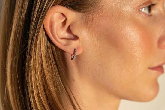  마이 스토어 이어링 밀크앤로즈 헤일리 후프 싱글