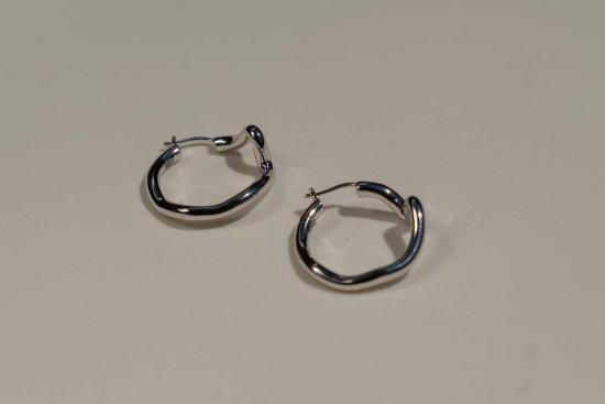  마이 스토어 이어링 밀크앤로즈 하트비트 후프 - MY STORE