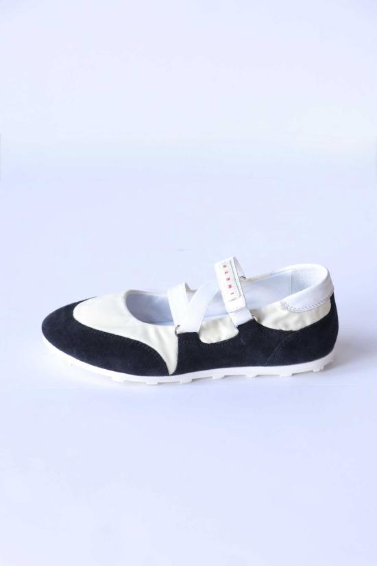  마르니 스니커즈 축구 레트로 발레리나 트레이너