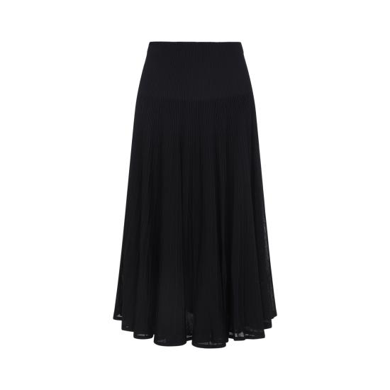 26SS 랄프 로렌 롱 스커트 290P13190001 BLACK - RALPH LAUREN